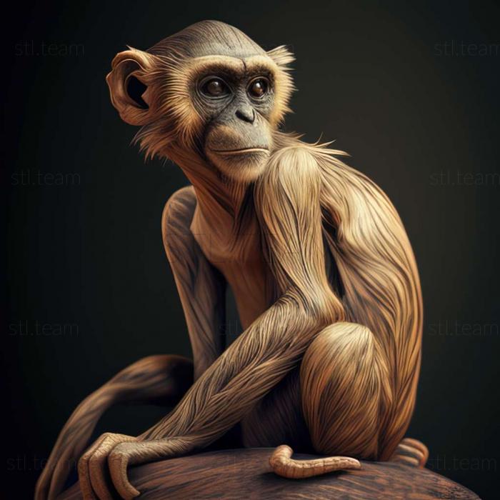 3D модель Мавпа Briches знаменита тварина (STL)